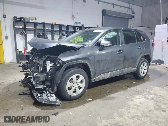 2024 Toyota RAV4 LE with VIN 2T3G1RFV1RC459115, listed as a Copart auction lot 45691045 with 0 mi miles and Salvage Title. Bid and sale history available at carsss.com. Image 1.