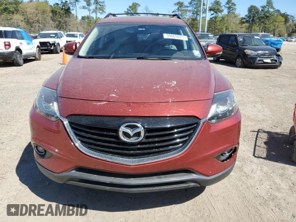 2015 Mazda CX-9 Grand Touring with VIN JM3TB2DA3F0449999, listed as a Copart auction lot 50069875 with 54,228 mi miles and Salvage Title. Bid and sale history available at DreamBid. Image 5.