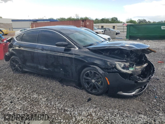 2015 Chrysler 200 Limited with VIN 1C3CCCAB1FN668265, listed as a Copart auction lot 52980235 with 167,508 mi miles and Salvage Title. Bid and sale history available at DreamBid. Image 4.