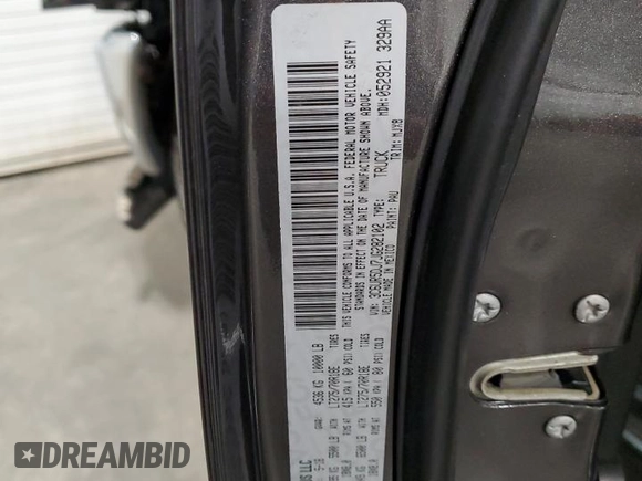 2018 Ram 2500 Lone Star with VIN 3C6UR5DJ7JG282102, listed as a Copart auction lot 85033384 with 84,778 mi miles and Salvage title. Bid and sale history available at DreamBid. Image 14.
