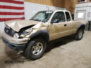 2002 Toyota Tacoma z VIN 5TEWM72NX2Z086758, wystawiony jako Copart lot #57848775 z przebiegiem 73 119 mil mil oraz Szkoda całkowita • Salvage title. Historia ofert i sprzedaży dostępna na DreamBid. Obrazek 1.