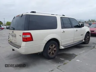 2007 Ford Expedition EL Limited with VIN 1FMFK19557LA45254, listed as a IAAI auction lot 42090464 with 214,144 mi miles. Bid and sale history available at carsss.com. Image 4.