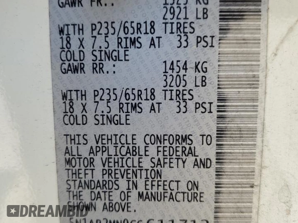 2016 Nissan Pathfinder S with VIN 5N1AR2MN9GC611712, listed as a Copart auction lot 50151285 with 218,982 mi miles and Salvage title. Bid and sale history available at DreamBid. Image 15.