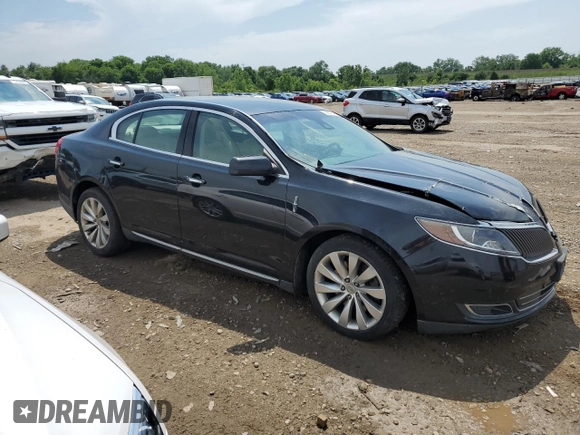 2015 Lincoln MKS with VIN 1LNHL9EK8FG608501, listed as a Copart auction lot 62676905 with 91,953 mi miles and Clean title. Bid and sale history available at DreamBid. Image 4.