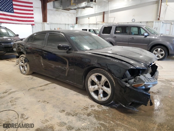 2013 Dodge Charger SXT Plus with VIN 2C3CDXHG7DH605862, listed as a Copart auction lot 49312775 with 96,437 mi miles and Non Repairable. Bid and sale history available at carsss.com. Image 4.