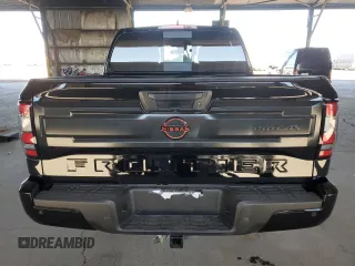 2025 Nissan Frontier S with VIN 1N6ED1EK6SN623961, listed as a Copart auction lot 57083555 with 4,720 mi miles and Salvage title. Bid and sale history available at DreamBid. Image 6.
