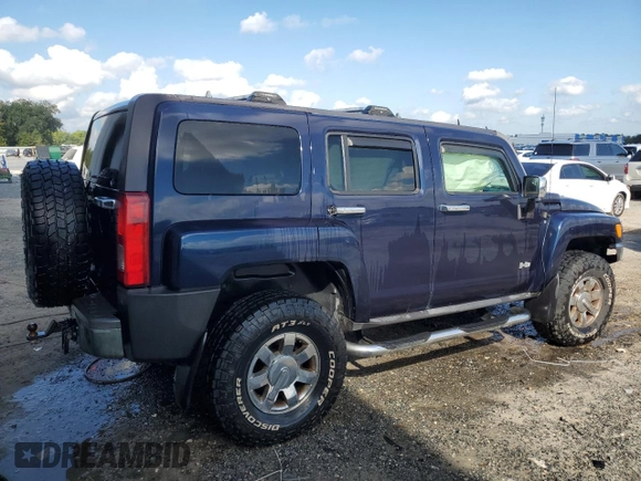 2007 Hummer H3 SUV with VIN 5GTDN13E178165852, listed as a Copart auction lot 72340514 with 241,269 mi miles and Salvage Title. Bid and sale history available at carsss.com. Image 3.