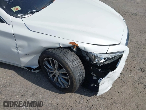 2015 Infiniti Q50 Sport with VIN JN1BV7AR3FM398373, listed as a IAAI auction lot 41714110 with Not provided miles and . Bid and sale history available at DreamBid. Image 6.