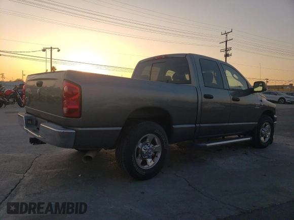 2008 Dodge Ram 2500 SLT with VIN 3D7KR28AX8G105617, listed as a Copart auction lot 82131614 with 160,487 mi miles and Salvage Title. Bid and sale history available at carsss.com. Image 3.