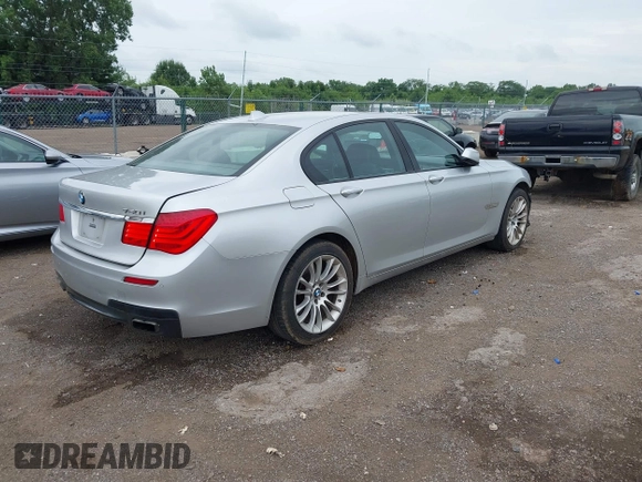 2011 BMW 7 Series 750i xDrive with VIN WBAKC6C57BC395254, listed as a IAAI auction lot 42719449 with 212,096 mi miles and . Bid and sale history available at DreamBid. Image 4.