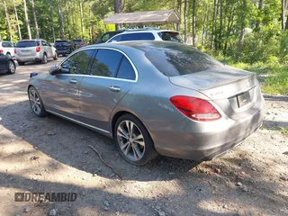 2016 Mercedes-Benz C 300 with VIN WDDWF4JBXGR155652, listed as a IAAI auction lot 42685591 with 88,712 mi miles and . Bid and sale history available at DreamBid. Image 3.