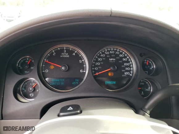 2009 Chevrolet Silverado 1500 LTZ with VIN 3GCEK33M99G275276, listed as a Copart auction lot 45538675 with 238,713 mi miles and Salvage Title. Bid and sale history available at carsss.com. Image 9.