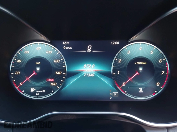 2021 Mercedes-Benz C 300 with VIN W1KWF8DB8MR637194, listed as a IAAI auction lot 41466736 with 71,340 mi miles and . Bid and sale history available at DreamBid. Image 7.