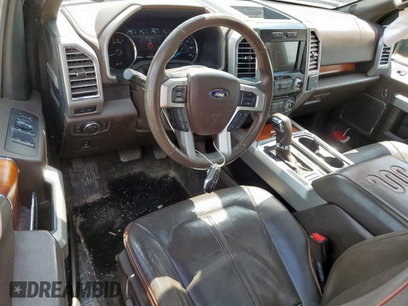 2016 Ford F-150 XL with VIN 1FTEW1CG6GFD19235, listed as a Copart auction lot 59817695 with 154,176 mi miles and Salvage title. Bid and sale history available at DreamBid. Image 8.