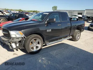 2017 Ram 1500 ST with VIN 1C6RR7FG3HS644559, listed as a Copart auction lot 55342495 with 155,668 mi miles and Salvage title. Bid and sale history available at DreamBid. Image 1.