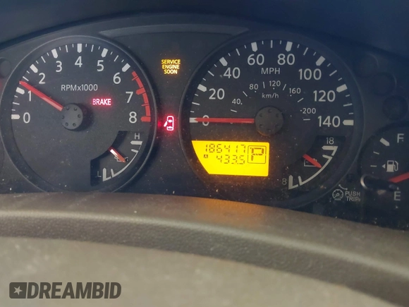2008 Nissan Frontier SE with VIN 1N6AD09U58C422111, listed as a IAAI auction lot 41423739 with 186,417 mi miles and . Bid and sale history available at DreamBid. Image 15.