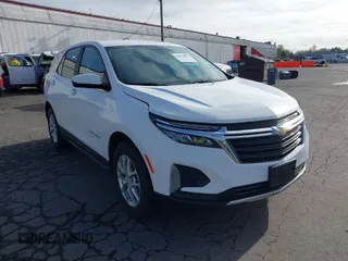 2024 Chevrolet Equinox LT with VIN 3GNAXUEG6RS205302, listed as a IAAI auction lot 42010870 with 10,472 mi miles. Bid and sale history available at carsss.com. Image 1.