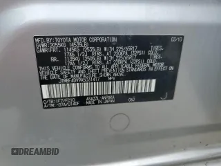 2010 Toyota RAV4 with VIN JTMBF4DV9A5031417, listed as a Copart auction lot 52599025 with 226,320 mi miles and Salvage Title. Bid and sale history available at carsss.com. Image 13.