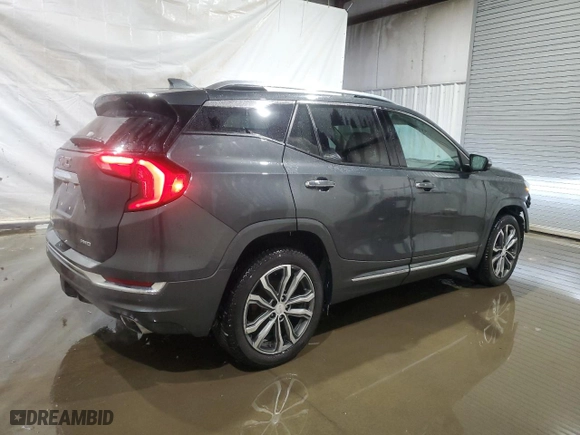 2019 GMC Terrain Denali with VIN 3GKALXEX6KL158959, listed as a Copart auction lot 43990495 with 103,849 mi miles and Salvage Title. Bid and sale history available at carsss.com. Image 3.