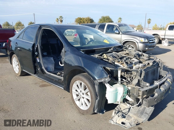 2012 Toyota Camry SE with VIN 4T1BK1FK3CU502477, listed as a IAAI auction lot 40921665 with 1 mi miles. Bid and sale history available at carsss.com. Image 1.