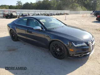 2013 Audi S7 Prestige with VIN WAU32BFC5DN113792, listed as a Copart auction lot 74308274 with 131,736 mi miles and Salvage Title. Bid and sale history available at carsss.com. Image 4.