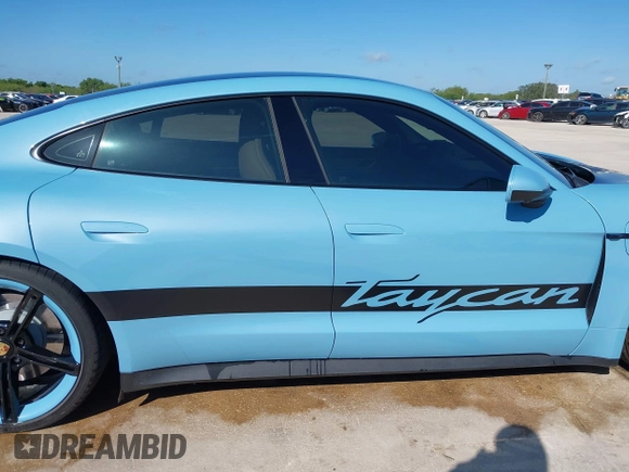 2022 Porsche Taycan with VIN WP0AA2Y10NSA10908, listed as a IAAI auction lot 42257582 with 23,806 mi miles and . Bid and sale history available at DreamBid. Image 13.