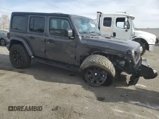 2024 Jeep Wrangler Sport S with VIN 1C4RJXN69RW147521, listed as a Copart auction lot 47298575 with 55,477 mi miles and Salvage Title. Bid and sale history available at DreamBid. Image 4.