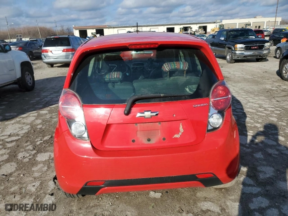 2013 Chevrolet Spark LS with VIN KL8CB6S93DC625009, listed as a Copart auction lot 86718344 with 136,393 mi miles and Salvage Title. Bid and sale history available at carsss.com. Image 6.