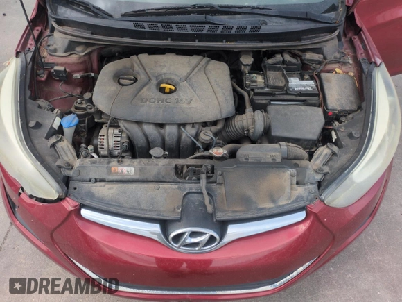 2016 Hyundai Elantra SE z VIN 5NPDH4AE2GH693131, wystawiony jako Copart lot #57640555 z przebiegiem 123 409 mil mil oraz Szkoda całkowita • Salvage title. Historia ofert i sprzedaży dostępna na DreamBid. Obrazek 11.
