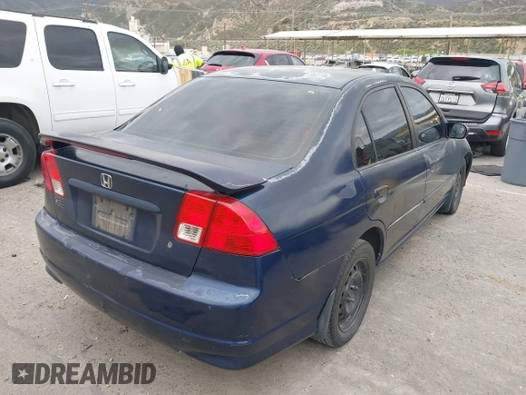 2005 Honda Civic LX with VIN 2HGES16535H542948, listed as a IAAI auction lot 42036080 with 138,862 mi miles and . Bid and sale history available at DreamBid. Image 4.