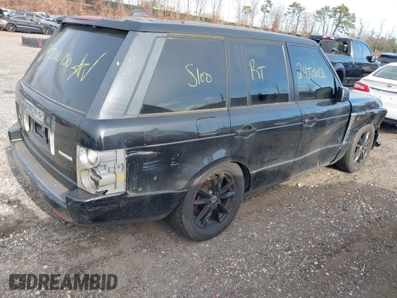 2007 Land Rover Range Rover SC with VIN SALMF13417A239283, listed as a IAAI auction lot 41014442 with Not provided miles and . Bid and sale history available at DreamBid. Image 4.