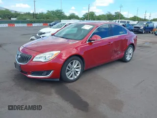 2015 Buick Regal with VIN 2G4GK5EX0F9107443, listed as a IAAI auction lot 41643067 with 77,788 mi miles. Bid and sale history available at carsss.com. Image 2.