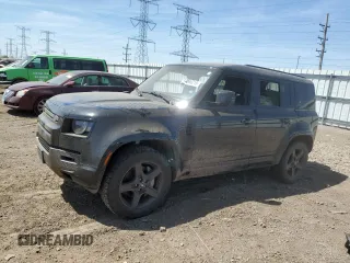 2021 Land Rover Defender with VIN SALE2ERU8M2037898, listed as a Copart auction lot 56066215 with 64,943 mi miles and Salvage title. Bid and sale history available at DreamBid. Image 1.