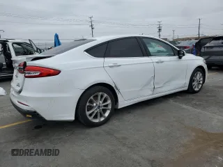 2019 Ford Fusion SE with VIN 3FA6P0LU5KR137836, listed as a Copart auction lot 56039075 with 54,029 mi miles and Clean Title. Bid and sale history available at DreamBid. Image 3.