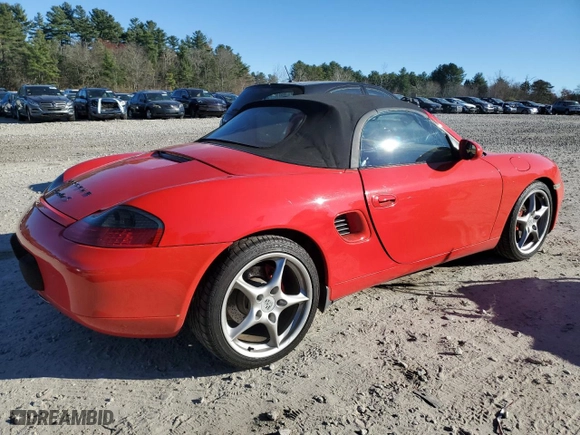 2000 Porsche Boxster S with VIN WP0CB2982YU661142, listed as a Copart auction lot 80261724 with 99,009 mi miles and Clean Title. Bid and sale history available at carsss.com. Image 3.
