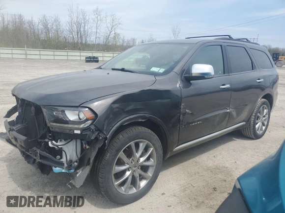2020 Dodge Durango Citadel with VIN 1C4SDJET3LC321216, listed as a Copart auction lot 53812535 with 85,466 mi miles and Salvage Title. Bid and sale history available at carsss.com. Image 1.