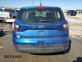 2018 Ford Escape S with VIN 1FMCU0F75JUB67613, listed as a Copart auction lot 46603715 with 136,975 mi miles and Salvage Title. Bid and sale history available at carsss.com. Image 6.