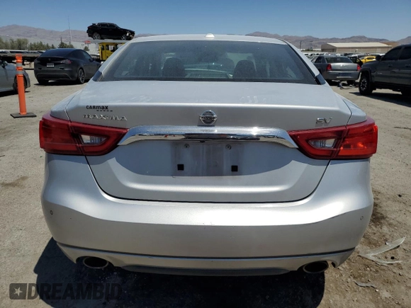 2017 Nissan Maxima SV with VIN 1N4AA6AP6HC371681, listed as a Copart auction lot 61764265 with 108,715 mi miles and Salvage title. Bid and sale history available at DreamBid. Image 6.