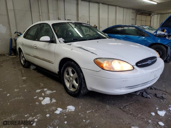 2001 Ford Taurus SES with VIN 1FAFP55U11A102875, listed as a Copart auction lot 45580295 with 214,993 mi miles and Salvage Title. Bid and sale history available at carsss.com. Image 4.