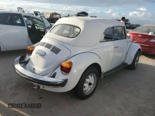 1979 Volkswagen Beetle with VIN 1592031287, listed as a Copart auction lot 75822184 with 16,726 mi miles and Salvage Title. Bid and sale history available at DreamBid. Image 3.