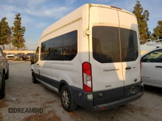 2015 Ford Transit Passenger XL with VIN 1FBAX2XGXFKA32115, listed as a Copart auction lot 87395664 with 123,749 mi miles and Salvage Title. Bid and sale history available at carsss.com. Image 2.
