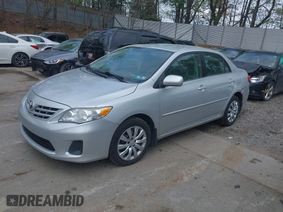 2013 Toyota Corolla L with VIN 2T1BU4EEXDC052854, listed as a IAAI auction lot 42230118 with 156,120 mi miles and . Bid and sale history available at DreamBid. Image 2.