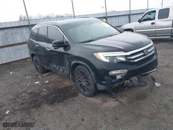 2017 Honda Pilot Touring with VIN 5FNYF5H9XHB014096, listed as a IAAI auction lot 41003430 with 168,120 mi miles. Bid and sale history available at carsss.com. Image 1.