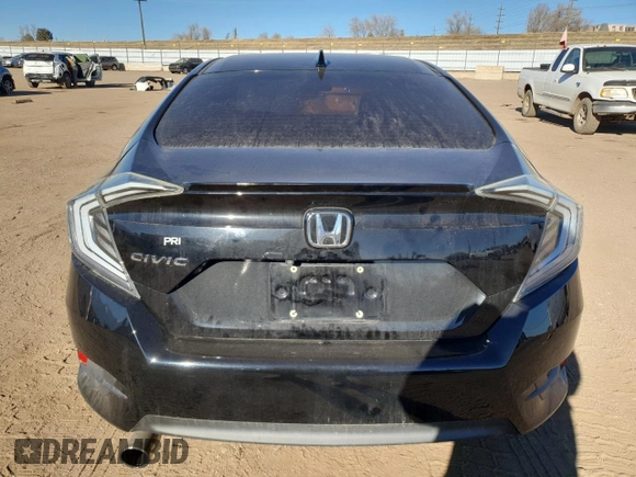 2017 Honda Civic EX-T with VIN 2HGFC1E32HH630878, listed as a Copart auction lot 83703104 with 93,221 mi miles and Salvage Title. Bid and sale history available at DreamBid. Image 6.