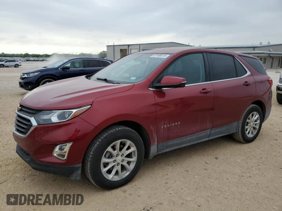 2019 Chevrolet Equinox LT z VIN 2GNAXUEV4K6249253, wystawiony jako Copart lot #53160415 z przebiegiem 59 362 mil mil oraz Czysty tytuł • Clean title. Historia ofert i sprzedaży dostępna na DreamBid. Obrazek 1.