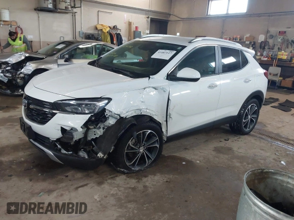 2021 Buick Encore GX Select с VIN KL4MMESL4MB153611, выставлен на аукционе IAAI как лот 41487117 с пробегом 92 881 миль миль и . История ставок и продаж доступна на DreamBid. Изображение 2.