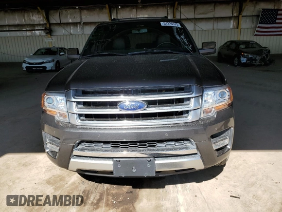 2017 Ford Expedition Platinum z VIN 1FMJU1LT7HEA85434, wystawiony jako Copart lot #54324975 z przebiegiem 85 396 mil mil oraz Szkoda całkowita • Salvage title. Historia ofert i sprzedaży dostępna na DreamBid. Obrazek 5.