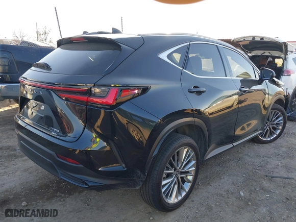 2022 Lexus NX with VIN JTJHGCEZXN5000778, listed as a IAAI auction lot 41429221 with 3,762 mi miles. Bid and sale history available at carsss.com. Image 4.