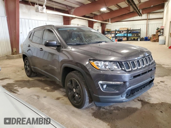 2020 Jeep Compass Latitude with VIN 3C4NJCBB2LT154803, listed as a Copart auction lot 53389515 with 45,152 mi miles and Clean title. Bid and sale history available at DreamBid. Image 4.