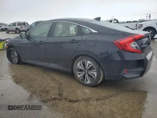 2018 Honda Civic Sedan EX-T with VIN JHMFC1F36JX010967, listed as a Copart auction lot 45357525 with 55,804 mi miles and Salvage Title. Bid and sale history available at carsss.com. Image 2.